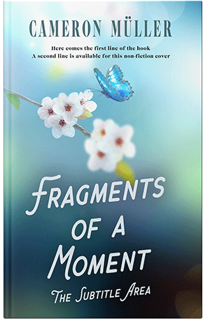 Premade Book Cover Jagged Ice