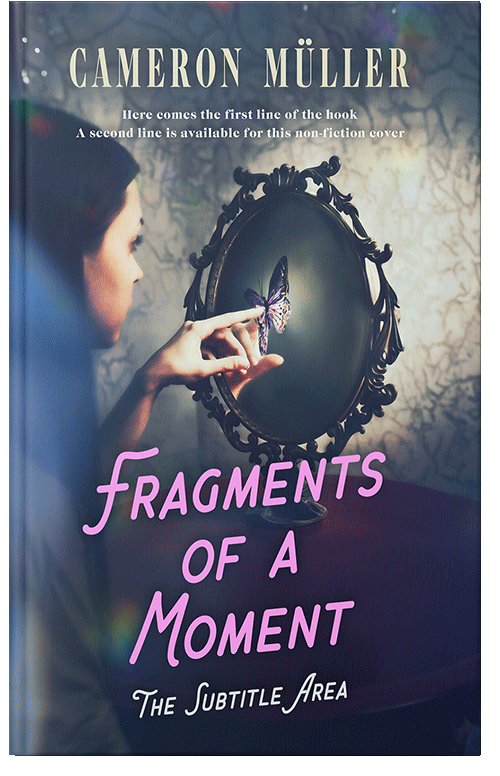 Front view of Premade Surreal Book Cover - Pickled Bluewood