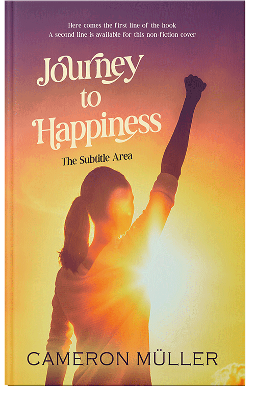 Front view of Premade Health & Mind & Body Book Cover - Cream Can