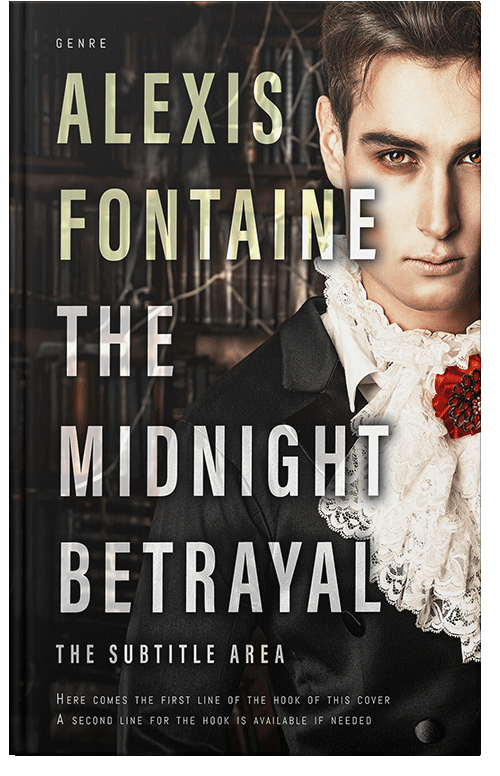 Front view of Premade Fantasy Book Cover - Zeus