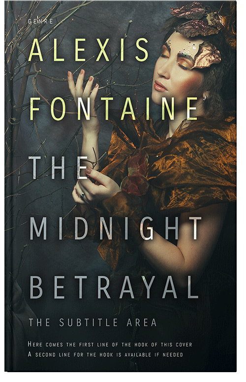 Front view of Premade Fantasy Book Cover - Outer Space