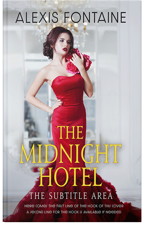 Front view of Premade Chick Lit Book Cover - Iron