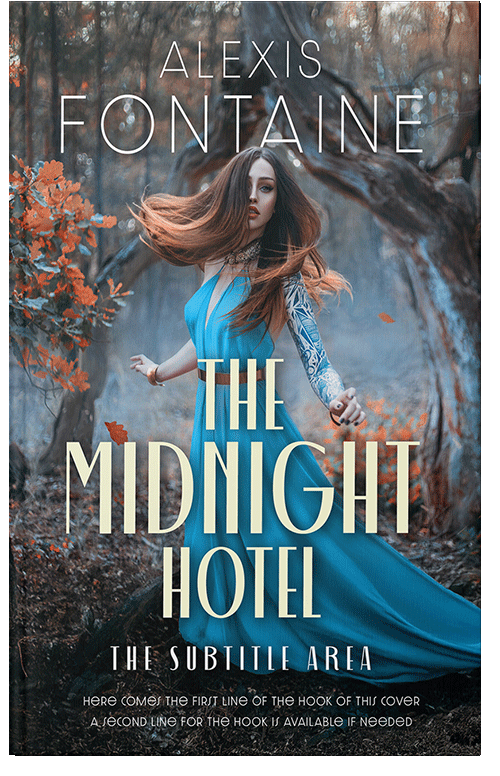 Front view of Premade Fantasy Book Cover - Outer Space