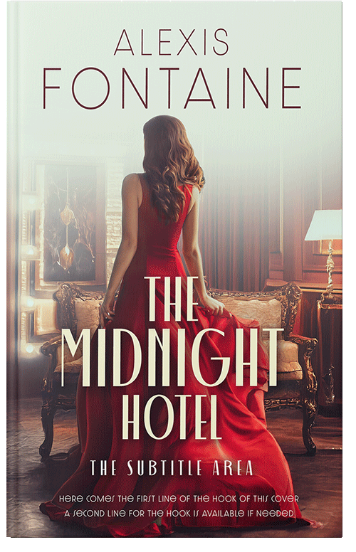 Front view of Premade Mystery & Thriller & Suspense Book Cover - Moon Mist