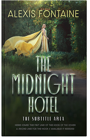 Pre Made Book Cover Green Kelp