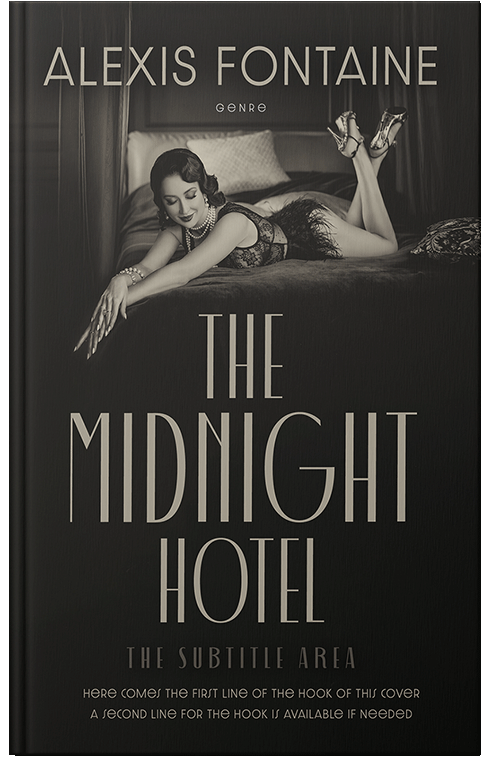 Front view of Premade Erotica Book Cover - Rangoon Green