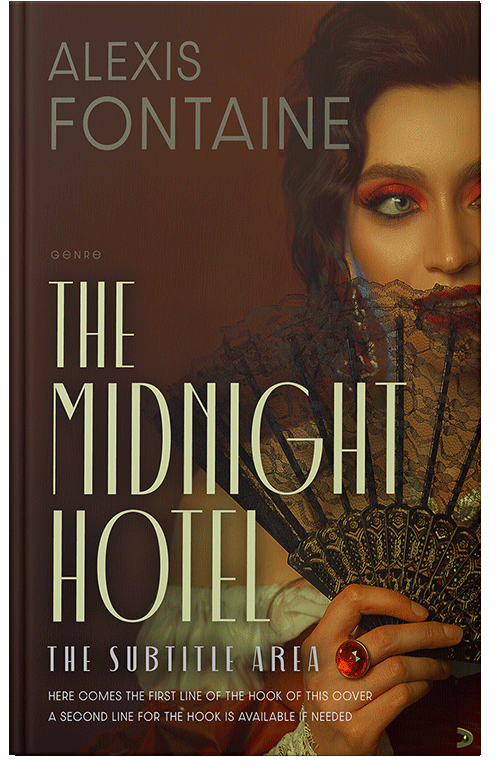 Front view of Premade Mystery & Thriller & Suspense Book Cover - Graphite