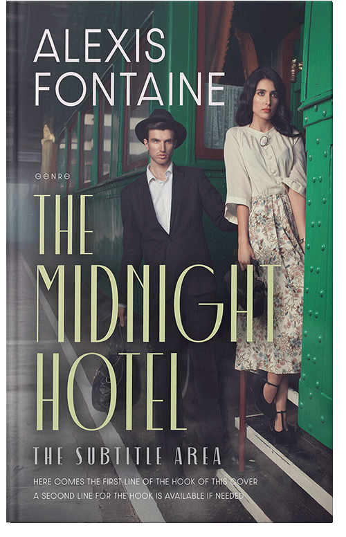 Front view of Premade Historical Book Cover - Outer Space