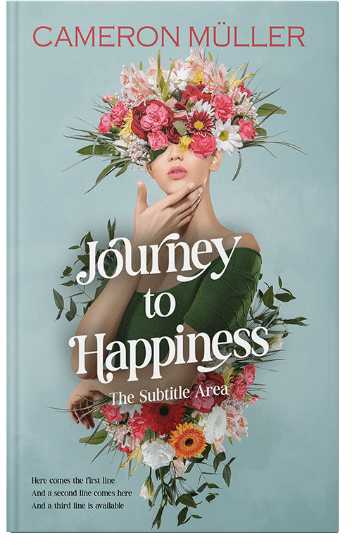 Front view of Premade Surreal Book Cover - Tower Gray