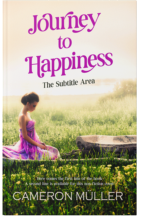 Front view of Premade Romance Book Cover - Thatch Green