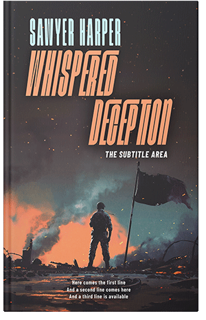 Pre Made Book Cover Thunder