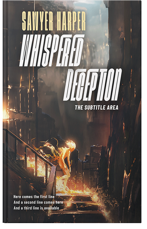 Front view of Premade Fantasy Book Cover - Dune