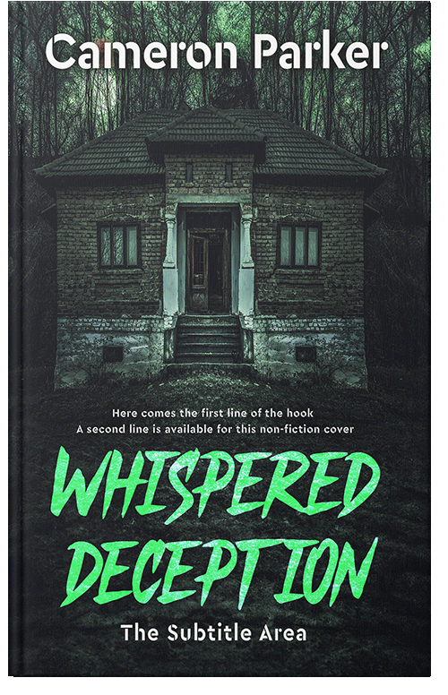 Front view of Premade Mystery & Thriller & Suspense Book Cover - Outer Space