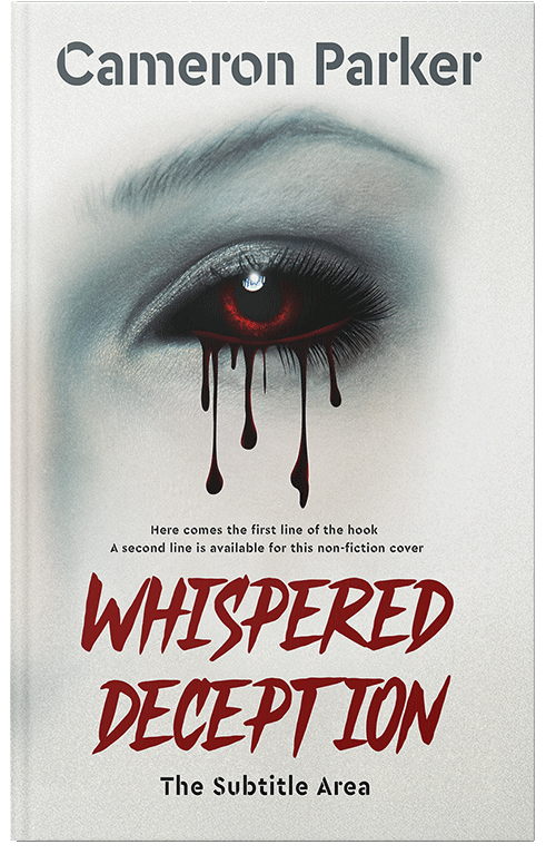 Front view of Premade Horror Book Cover - Cararra