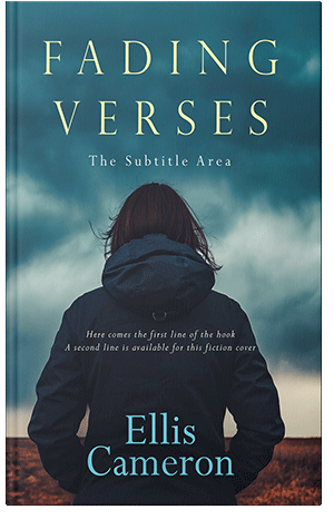 Pre Made Book Cover Blue Dianne