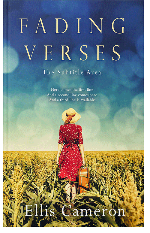 Front view of Premade Literary Fiction Book Cover - Harvest Gold