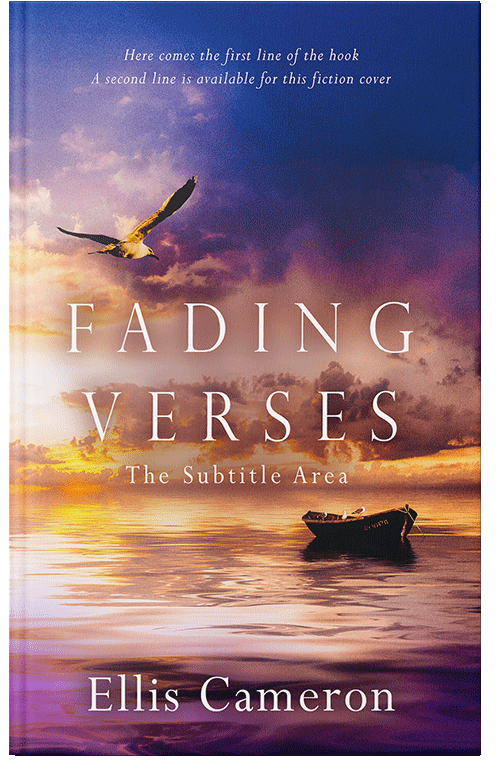 Front view of Premade Nature Book Cover - Brandy Rose