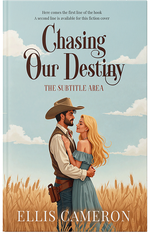 Front view of Premade Romance Book Cover - Conch