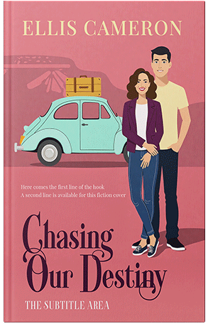 Pre Made Book Cover New York Pink