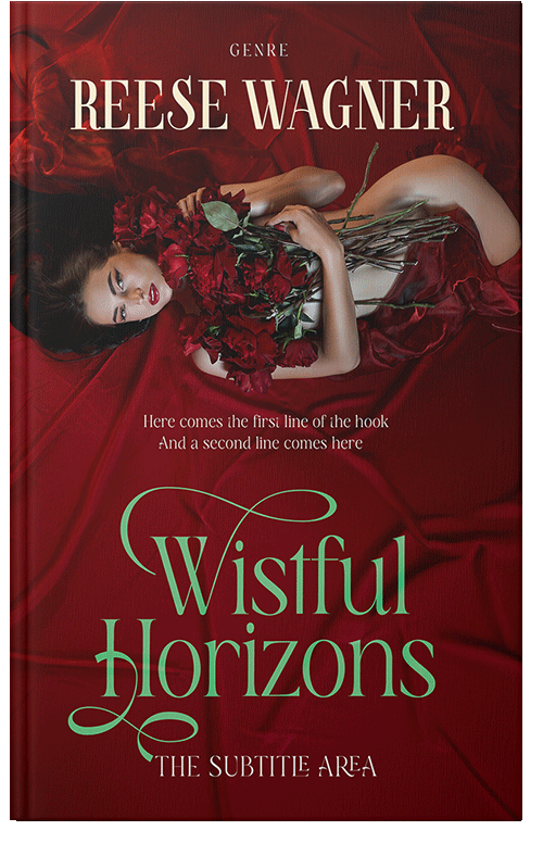 Front view of Premade Romance Book Cover - Mahogany