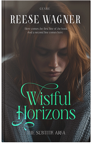 Premade Book Cover Cocoa Brown