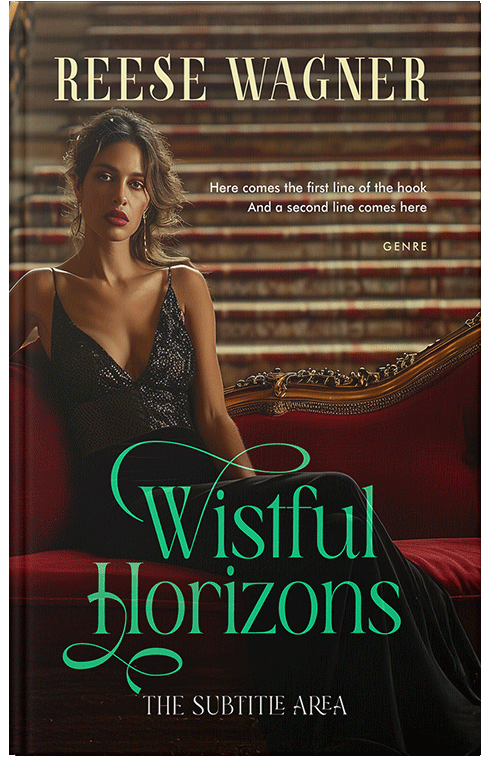 Front view of Premade Romance Book Cover - Crowshead