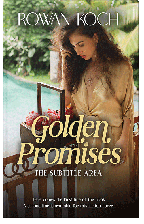 Front view of Premade Romance Book Cover - Lisbon Brown