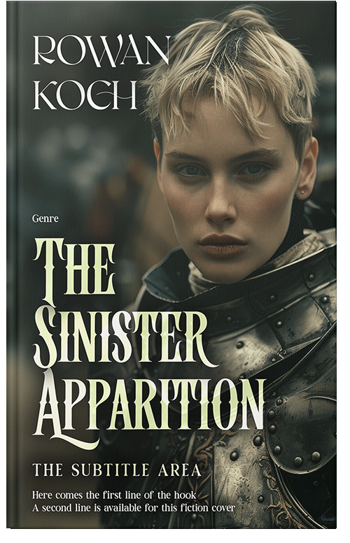 Front view of Premade Teen & Young Adult Book Cover - Heavy Metal