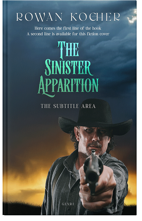 Front view of Premade Mystery & Thriller & Suspense Book Cover - Ebony Clay