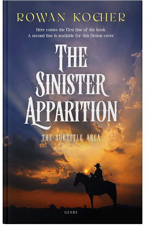 Front view of Premade Horror Book Cover - Charade