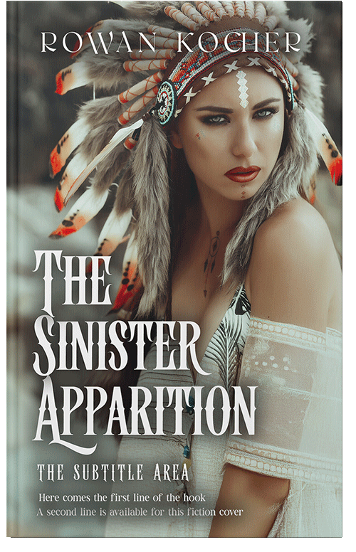 Front view of Premade Mystery & Thriller & Suspense Book Cover - Coffee