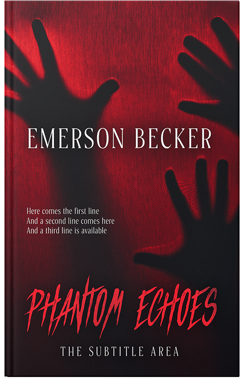 Front view of Premade Mystery & Thriller & Suspense Book Cover - Coffee Bean