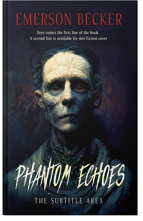 Front view of Premade Horror Book Cover - Vulcan
