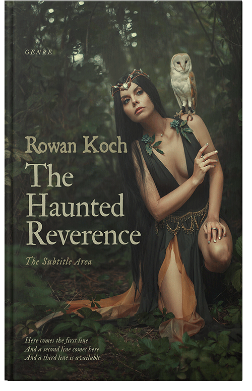 Front view of Premade Fantasy Book Cover - Rangitoto