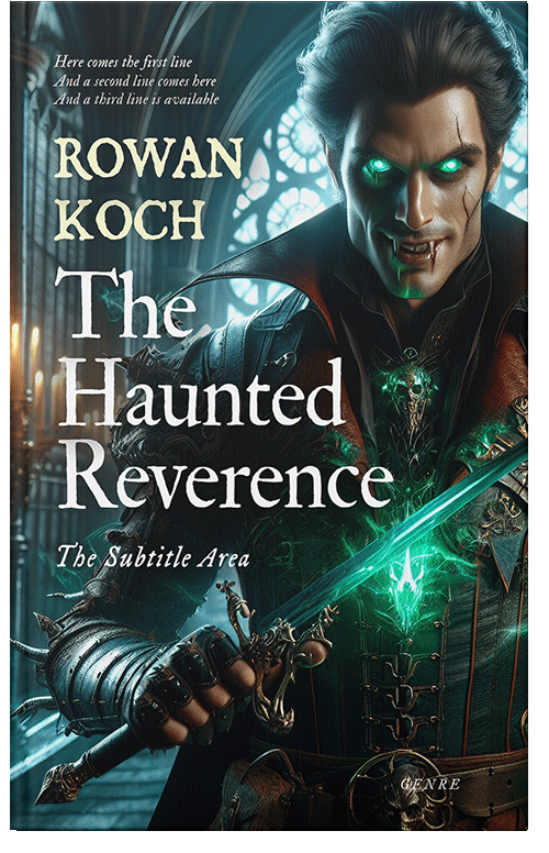 Front view of Premade Fantasy Book Cover - Aztec