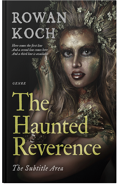 Front view of Premade Fantasy Book Cover - Zeus