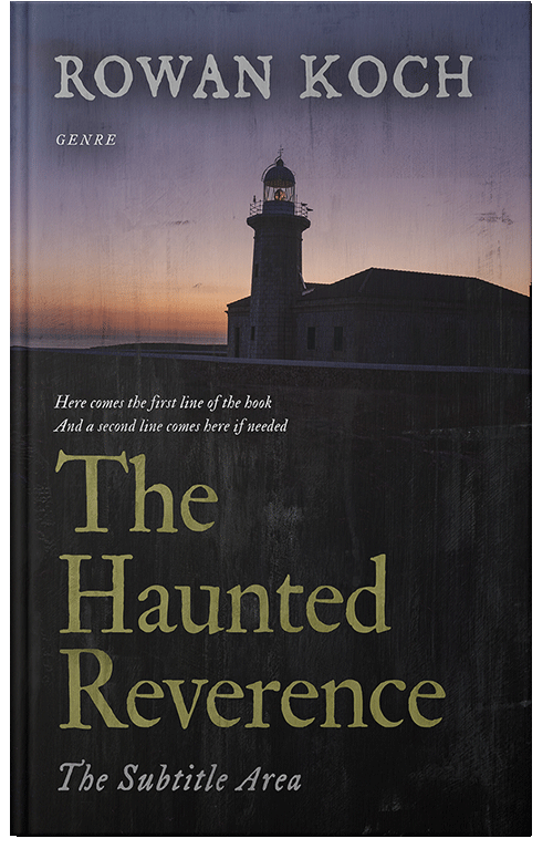 Front view of Sandrift #16705 - Premade Mystery & Thriller & Suspense Book Cover