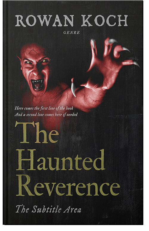 Front view of Premade Horror Book Cover - Cod Gray