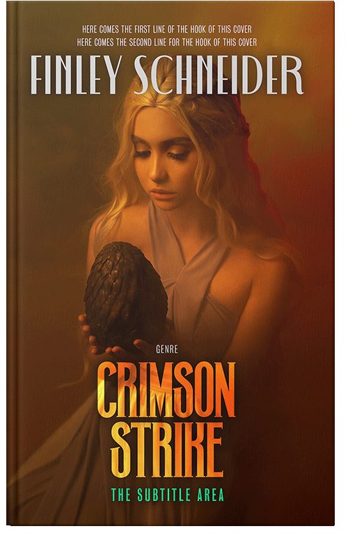 Front view of Premade Fantasy Book Cover - Brown Bramble