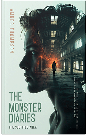 Premade Book Cover Outer Space