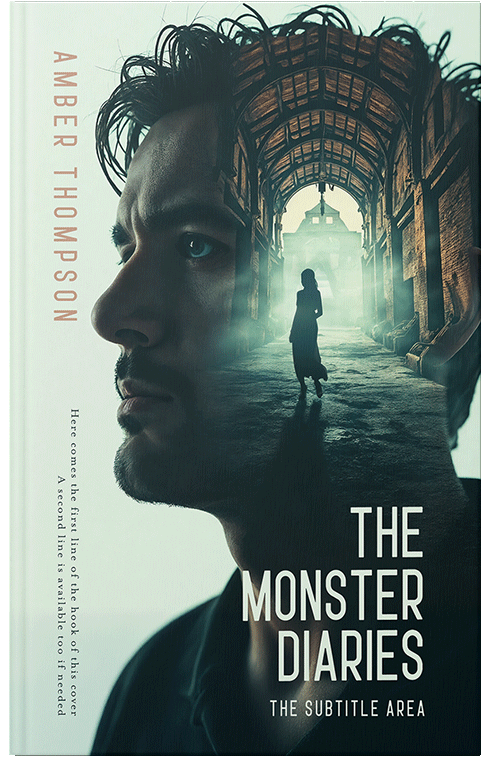 Front view of Premade Mystery & Thriller & Suspense Book Cover - Timber Green