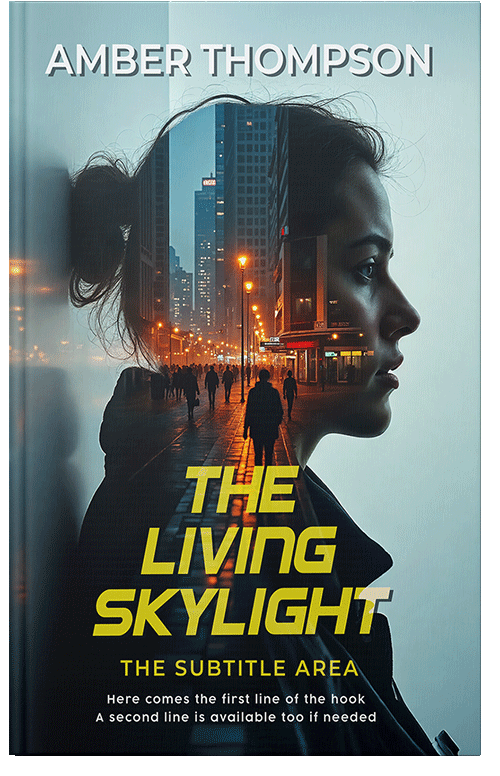 Front view of Premade Mystery & Thriller & Suspense Book Cover - Shark