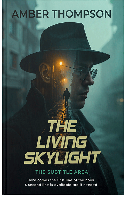 Front view of Premade Mystery & Thriller & Suspense Book Cover - Rainee