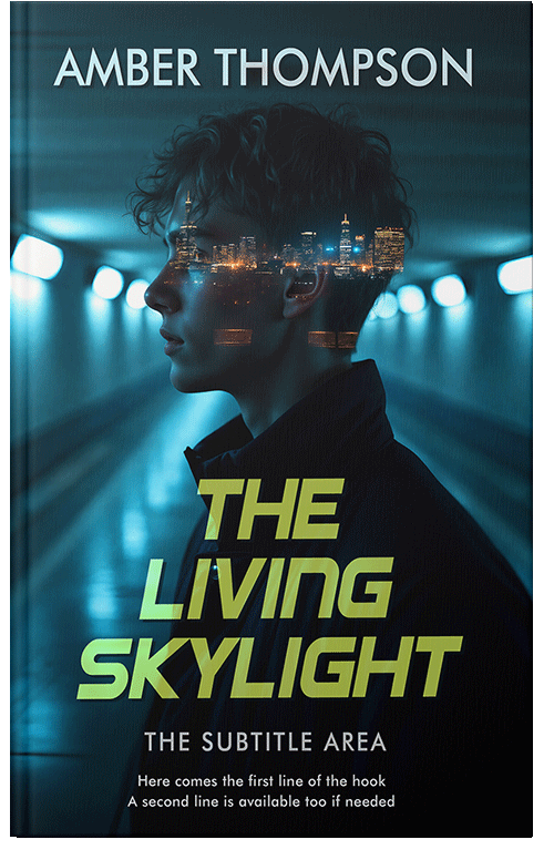 Front view of Premade Action & Adventure Book Cover - Black Pearl