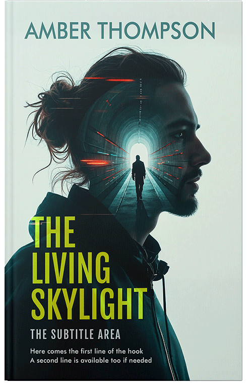 Front view of Premade Mystery & Thriller & Suspense Book Cover - Black