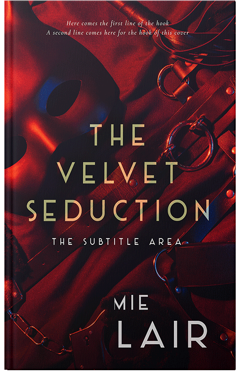 Front view of Premade Erotica Book Cover - Aubergine