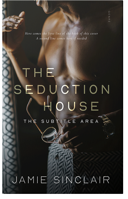 Front view of Premade Erotica Book Cover - Donkey Brown