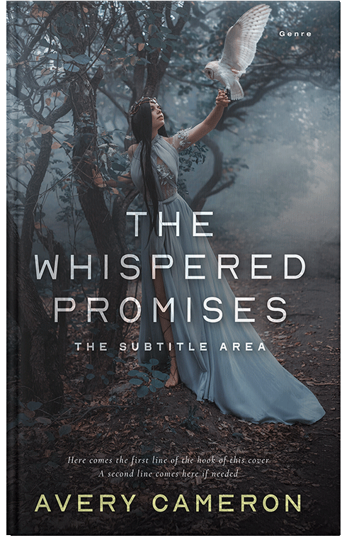 Front view of Premade Romance Book Cover - Shark