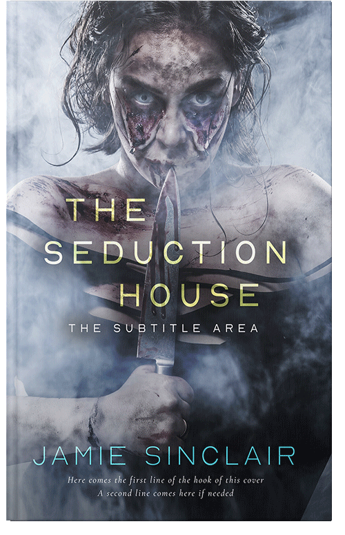 Front view of Premade Mystery & Thriller & Suspense Book Cover - Bright Gray