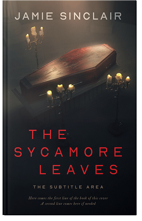 Front view of Premade Mystery & Thriller & Suspense Book Cover - Woodsmoke